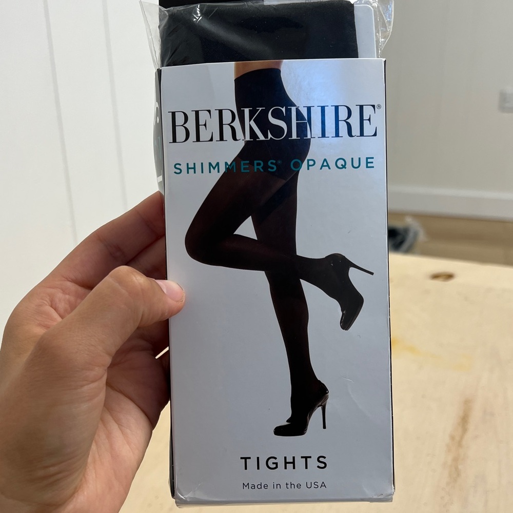 Berkshire Black Shimmers Opaque Tights